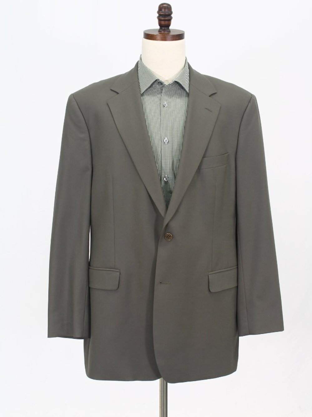 Brooks Brothers 43L Brown Blazer Sport Coat Jacket 2-Button Solid M612